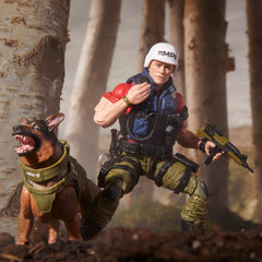 G.I. Joe Classified dog-hand signals and hands enable varied poses