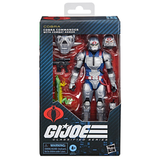 G.I. Joe Cobra Commander Combat Armor back view highlights backpack for display