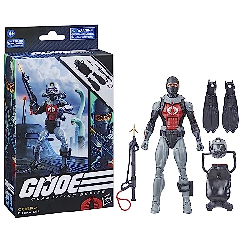G.I. Joe Cobra EEL collectible packaging with artwork and loadout