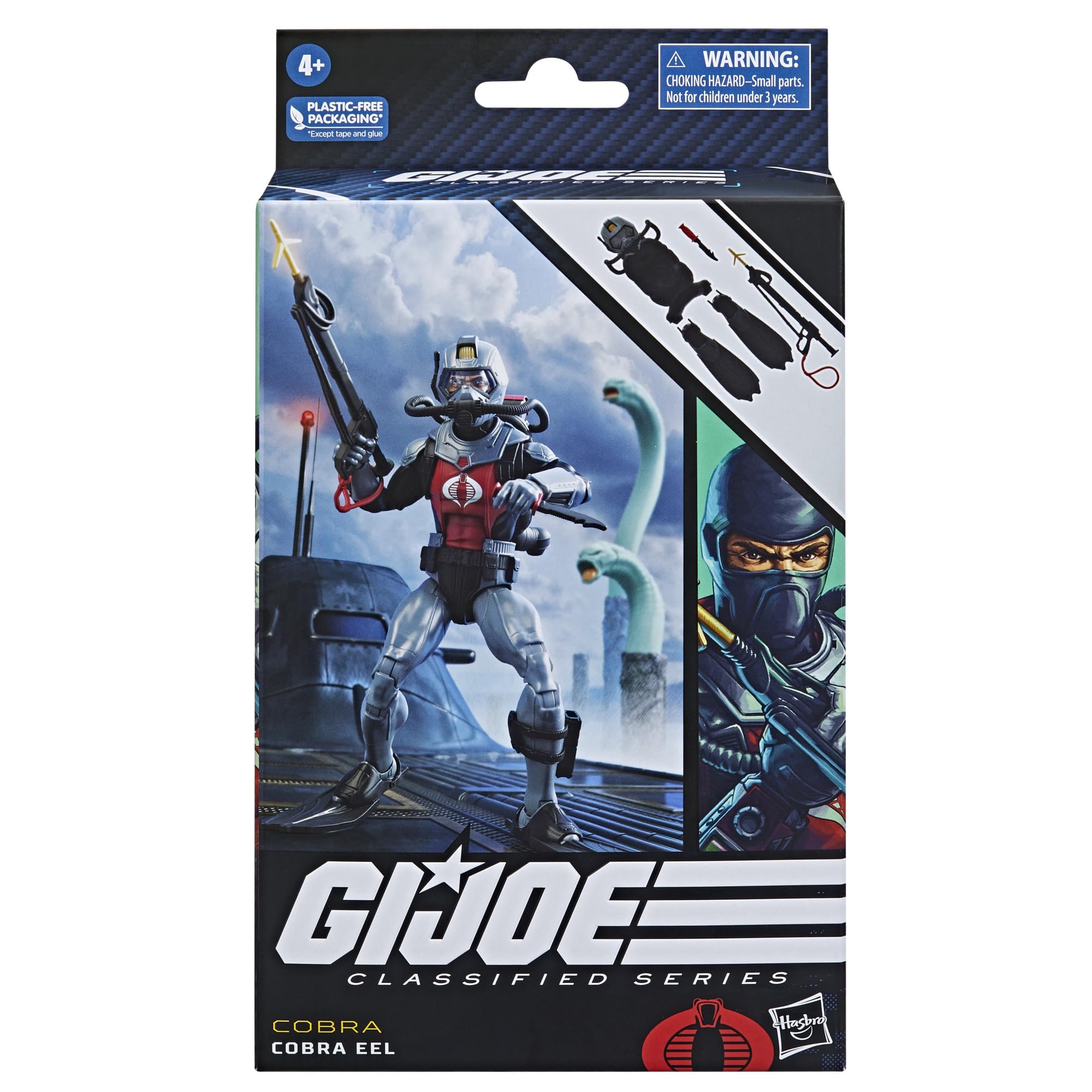 G.I. Joe Cobra EEL rebreather backpack with propulsion for underwater action