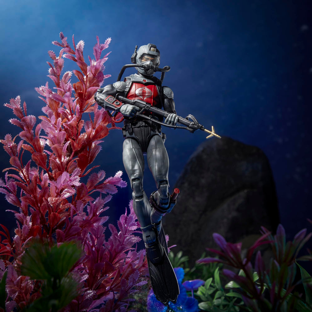 G.I. Joe Cobra EEL speargun enhances combat-ready look in dioramas