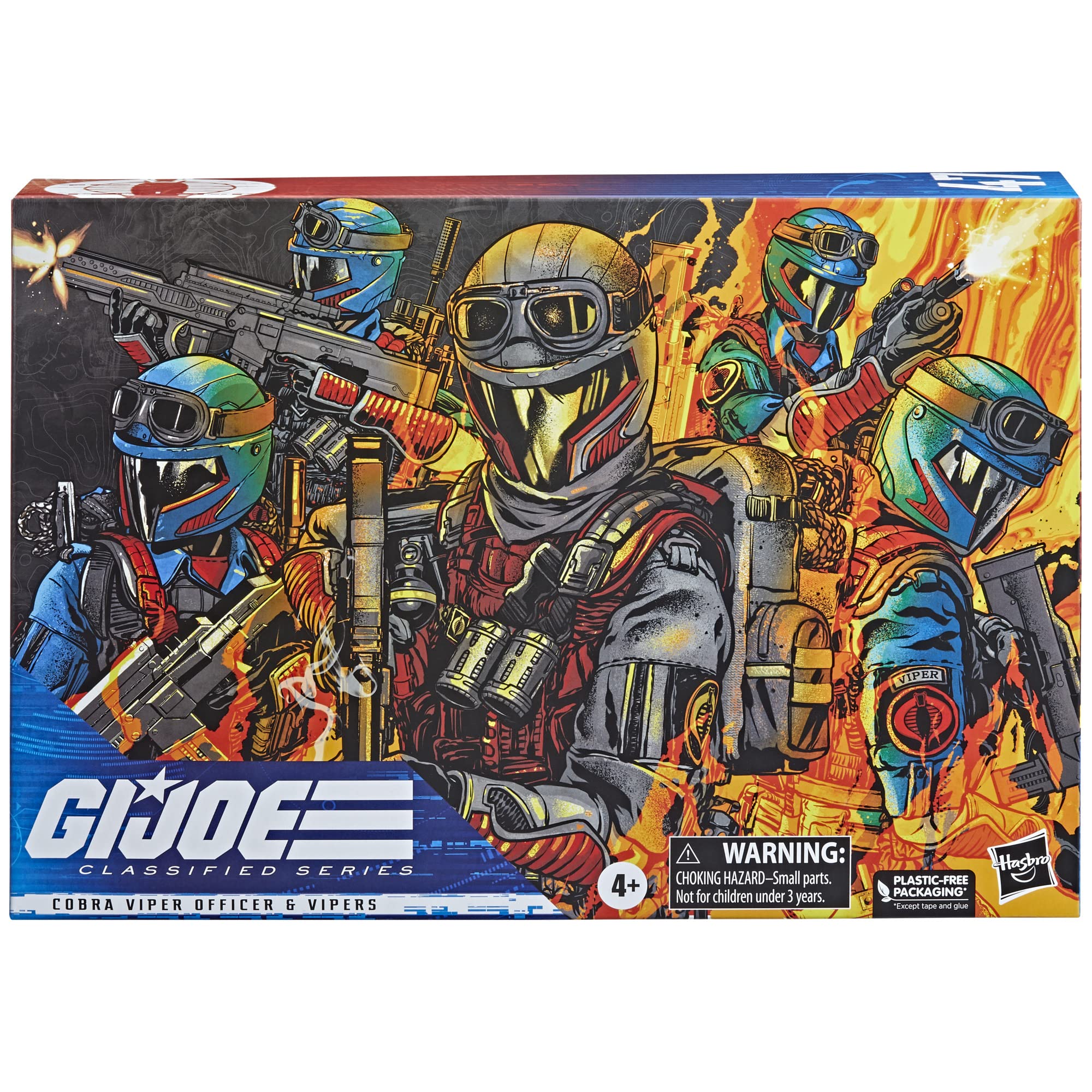 G I Joe Cobra Viper foot soldier figure with modern detailing for display