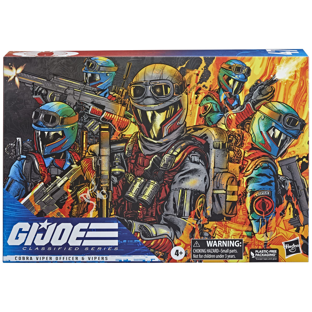G I Joe Cobra Viper foot soldier figure with modern detailing for display