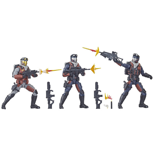 G I Joe Cobra Viper Officer figure shows premium articulation for dynamic poses