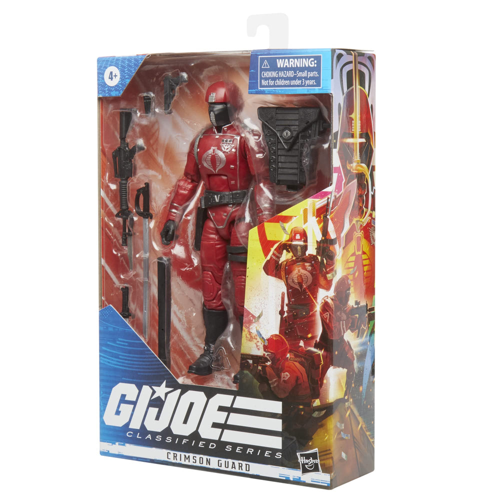 G.I. Joe Crimson Guard articulation detail emphasizes refined deco for collectors