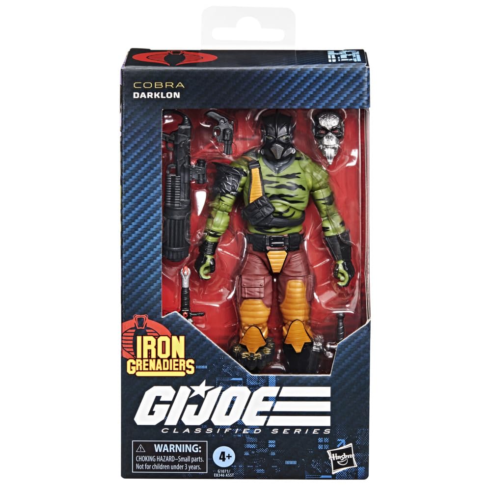 Darklon comes with a knife for action-packed play and display.