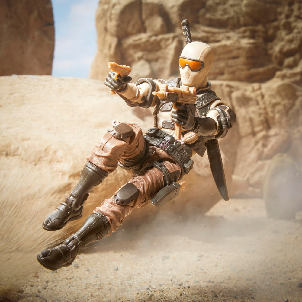 GI Joe Desert Commando Snake Eyes backpack accessory for mission-ready storage