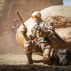 GI Joe Desert Commando Snake Eyes dual swords ready for posing and display
