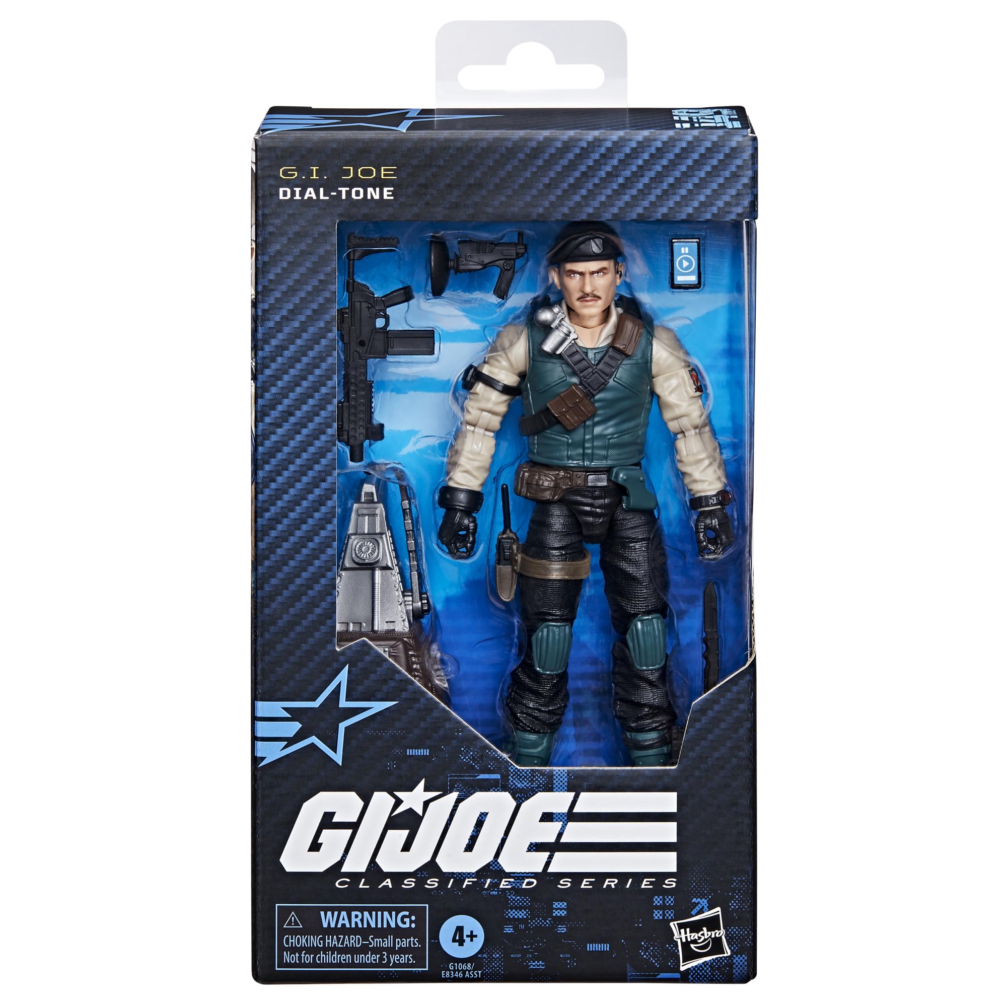 G.I. Joe Dial-Tone figure side view ideal for diorama setups