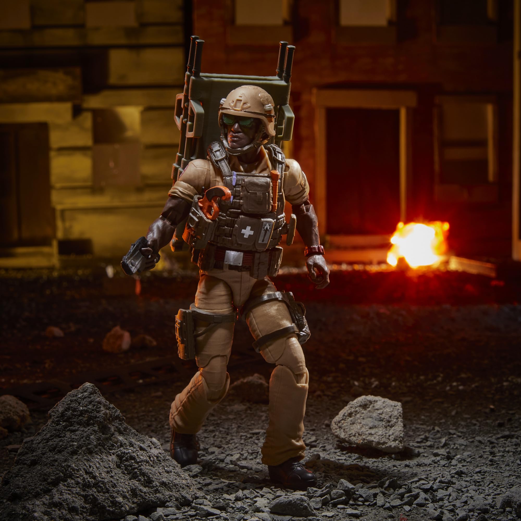 Doc Greer holster mounted to vest for versatile poses.