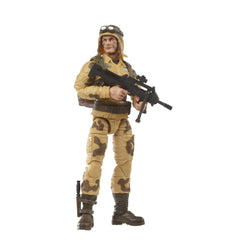 G.I. Joe Dusty action figure with deluxe packaging art, ideal for display and collectibility.