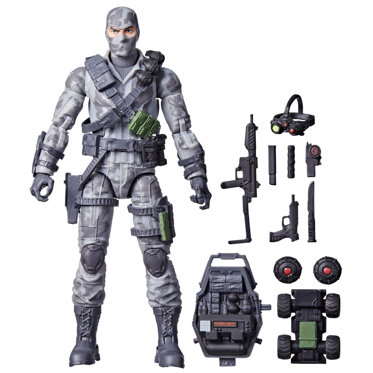 G.I. Joe Firefly front view with premium articulation for dynamic poses.