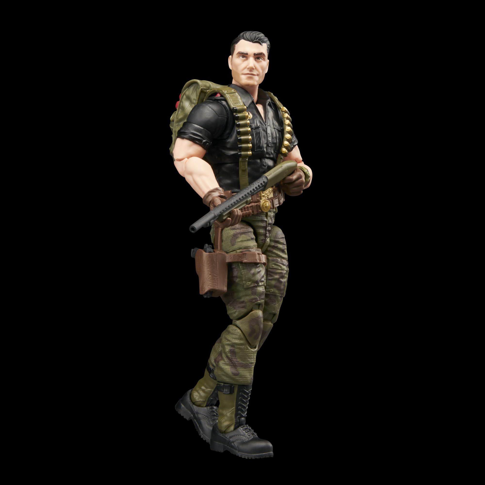 G.I. Joe Flint with four alternate hands enables varied poses