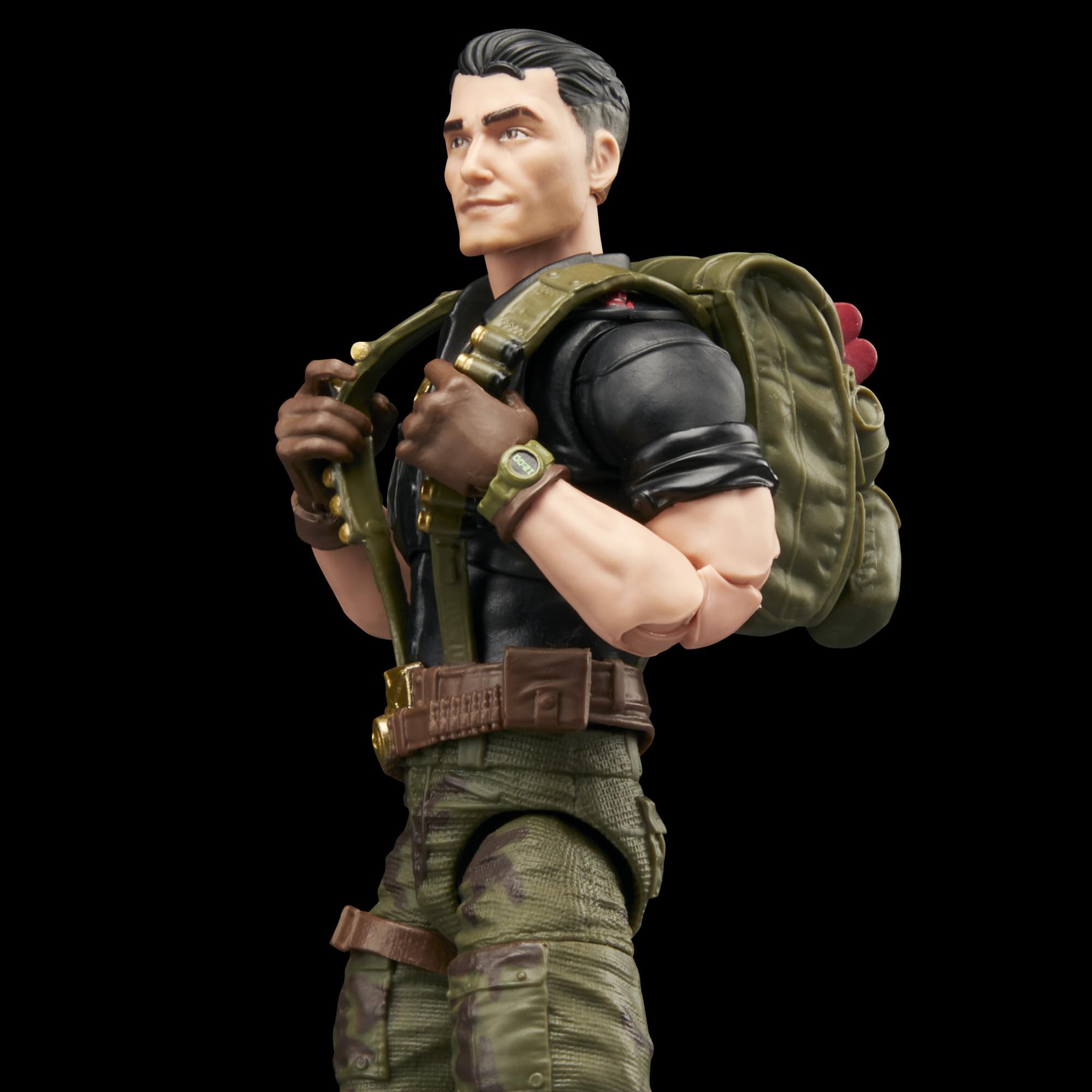 G.I. Joe Flint with removable beret offers versatile display options