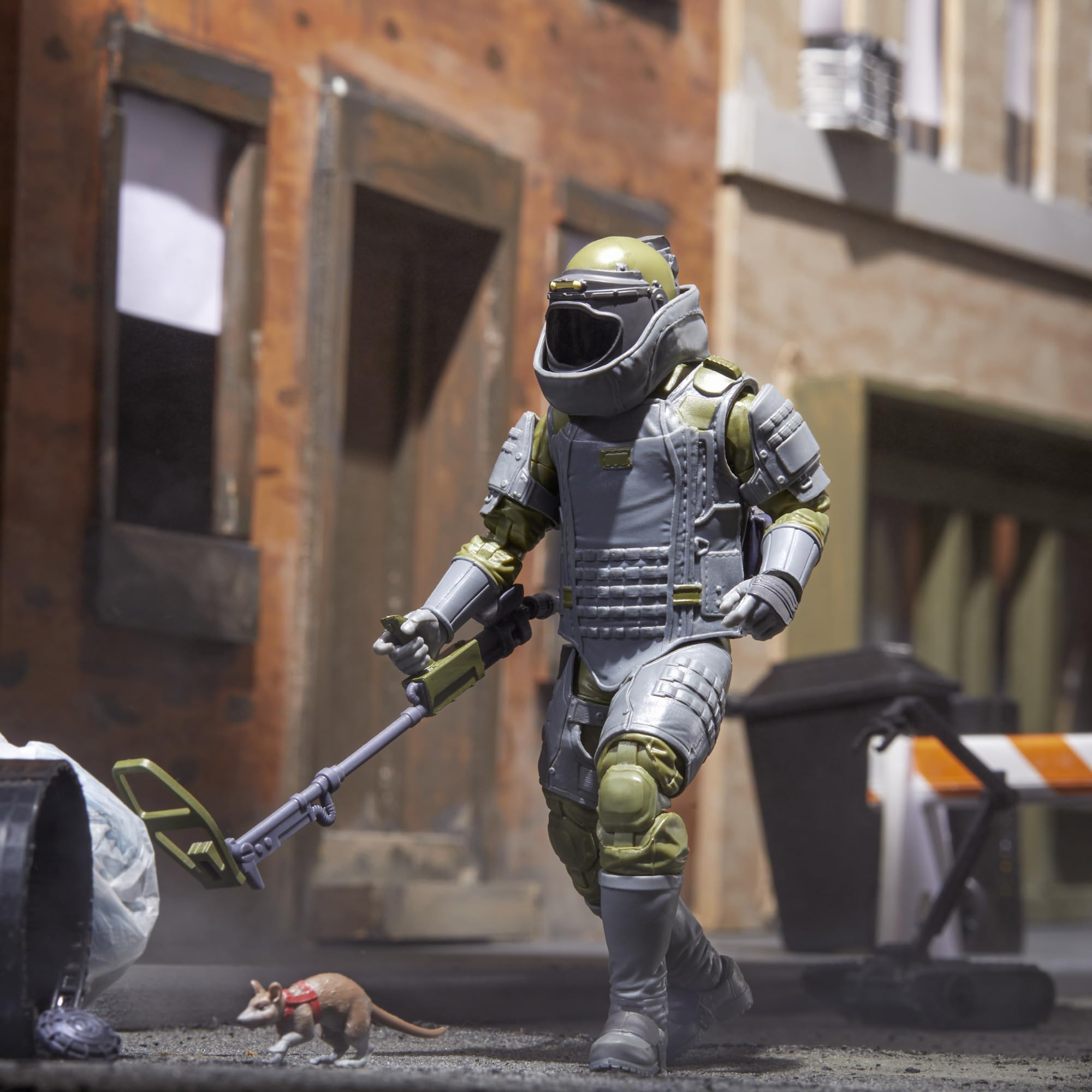 G.I. Joe heavy armor gear for rugged military styling.