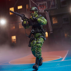 G.I. Joe Hit & Run machete ready for dynamic poses.