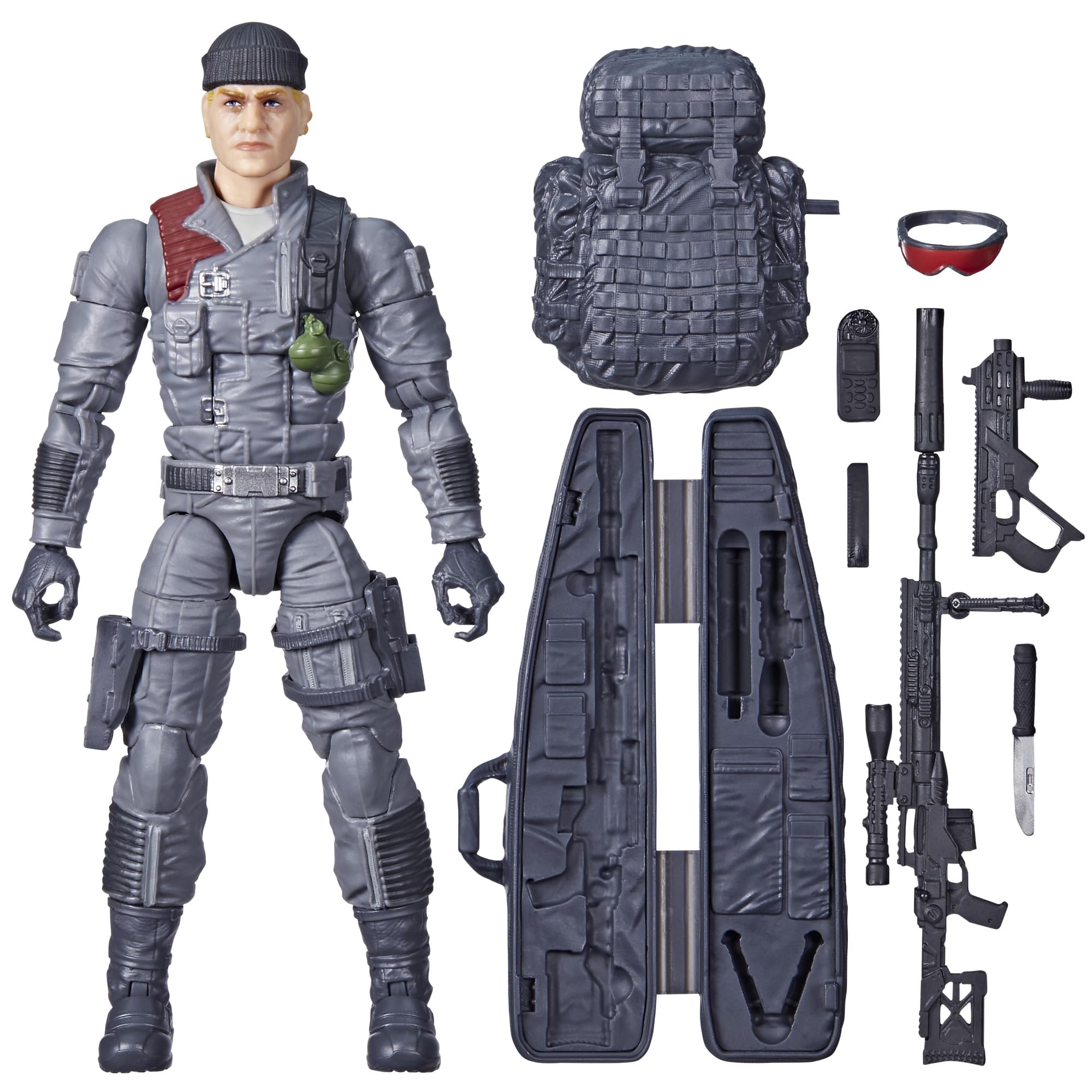 G.I. Joe Low-Light 6-inch figure ready for action display