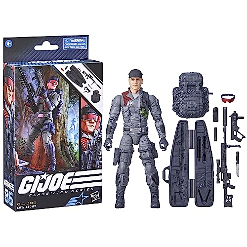 G.I. Joe Low-Light complete accessory loadout on display