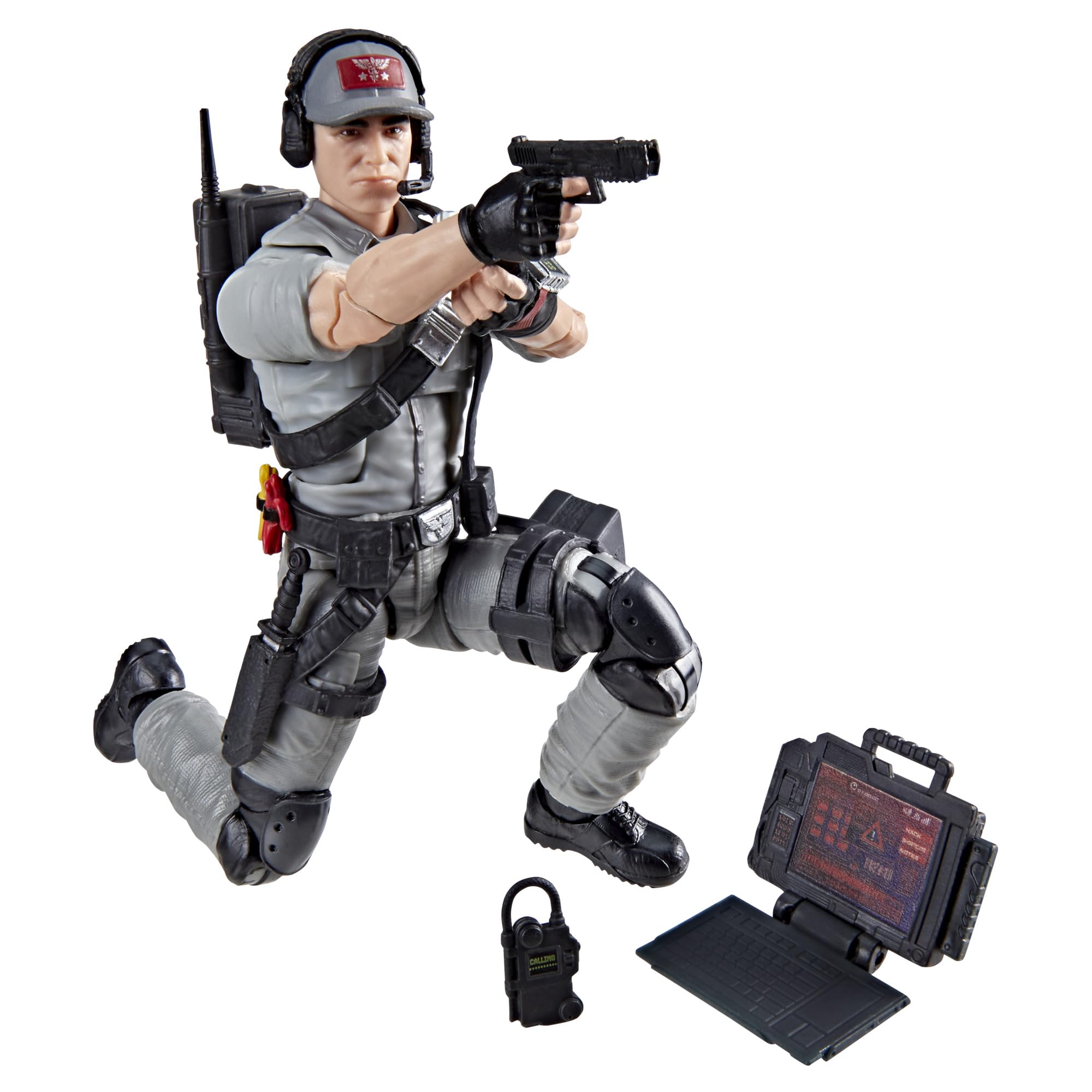 G.I. Joe Mainframe accessories pack featuring helmet, headset, and tools