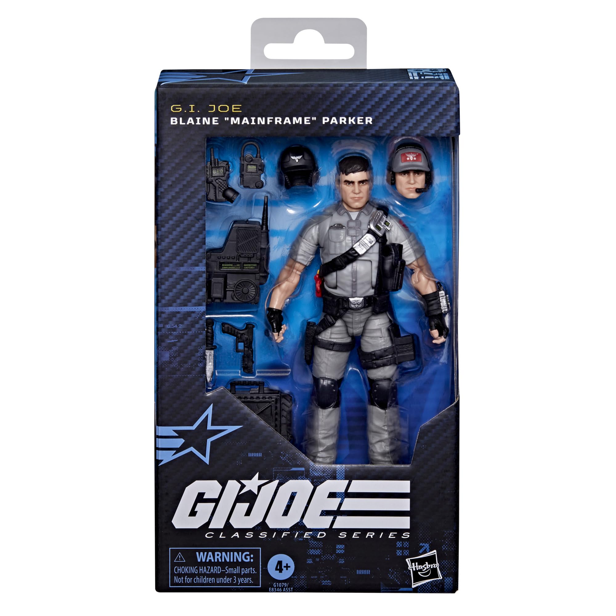 G.I. Joe Mainframe laptop unfolds for storytelling play scenes