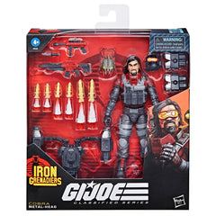G.I. Joe Metal-Head packaging opens for quick view of the accessory loadout.