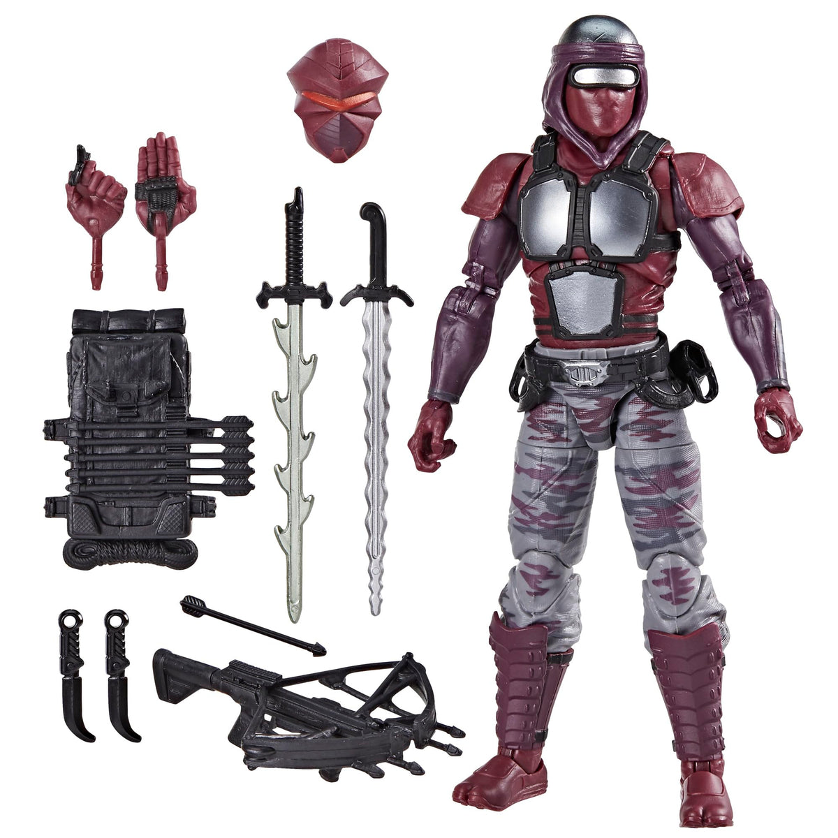 G.I. Joe Night-Creeper figure front view highlighting premium articulation for dynamic posing