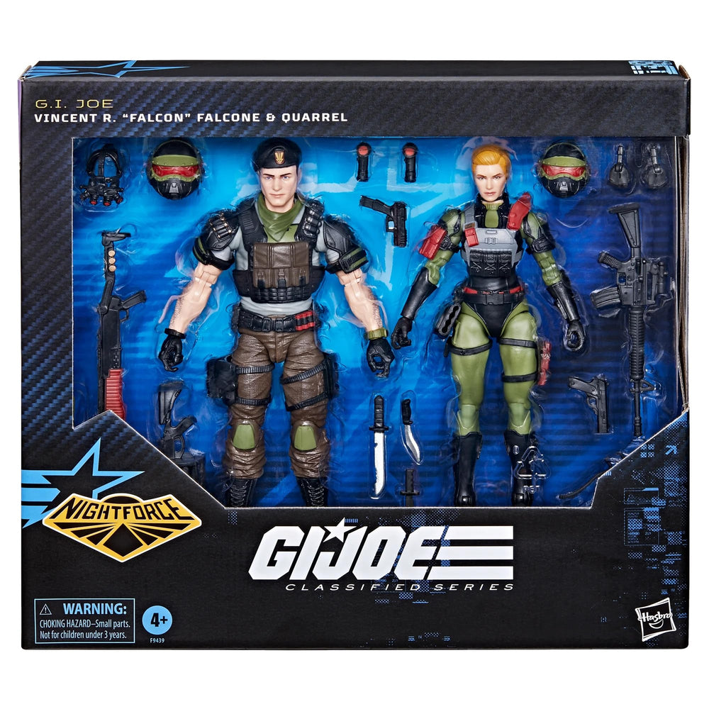 G.I. Joe Night Force Quarrel figure ideal for retro-inspired displays.