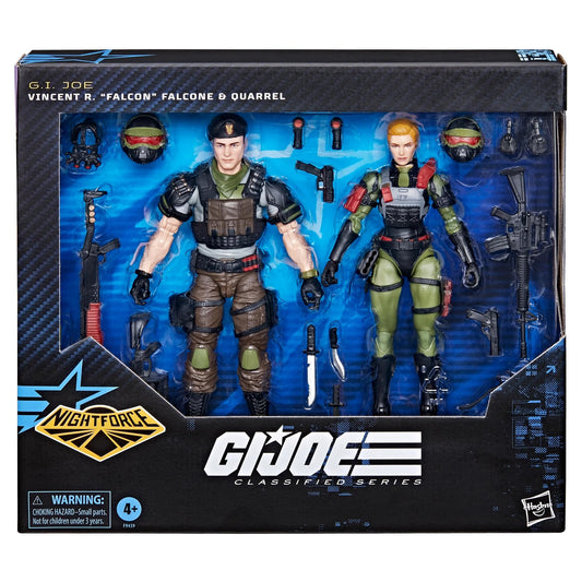 G.I. Joe Night Force Quarrel figure ideal for retro-inspired displays.