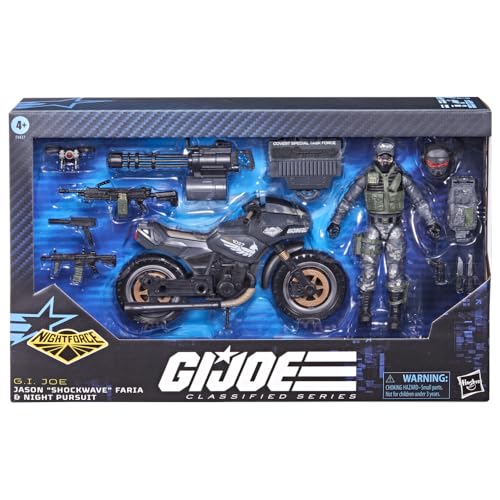 G.I. Joe Night Force Shockwave alternate helmet head for different looks