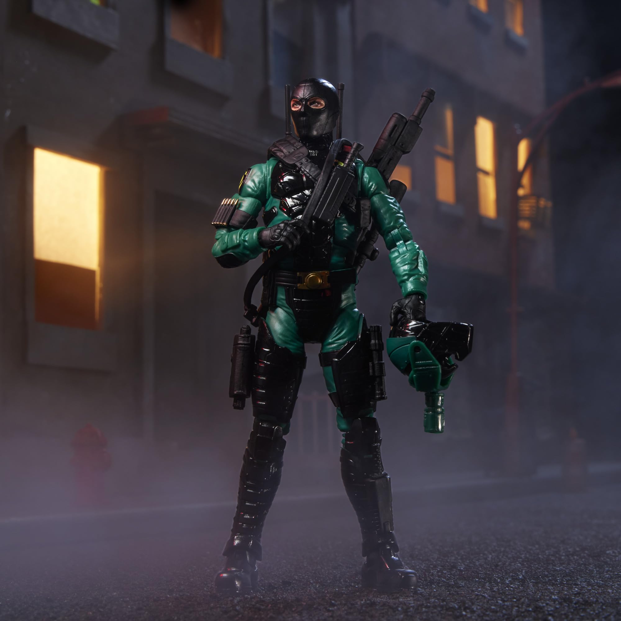 G.I. Joe Night-Viper artwork for eye-catching shelf display
