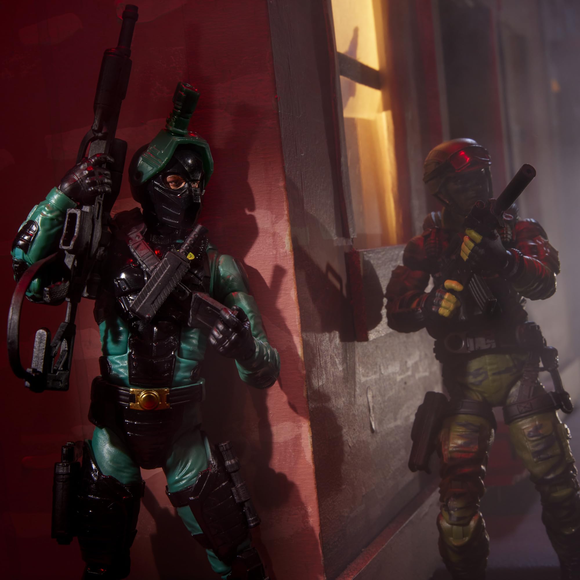 G.I. Joe Night-Viper weapons loadout supports action storytelling