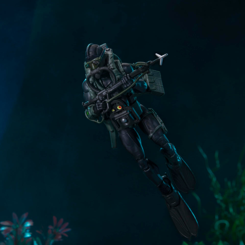 G.I. Joe Recon Diver alternate head for varied character expressions.