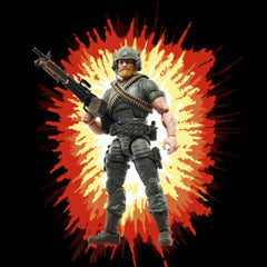 G.I. Joe Rock 'N Roll McConnel stand to showcase dynamic poses.