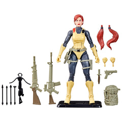 G.I. Joe Scarlett 6-inch figure ready for display with dynamic pose.