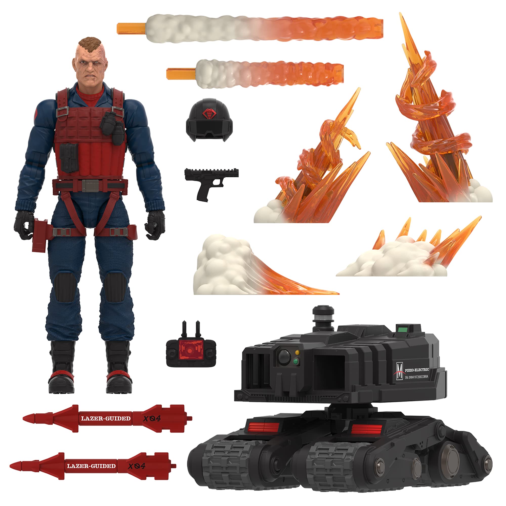 GI Joe Scrap-Iron anti-armor drone with missile launcher for dynamic display.