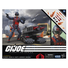 GI Joe Scrap-Iron figure with removable helmet for play and display.