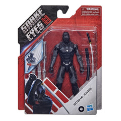 GI Joe Snake Eyes articulation points enable easy posing during battles.