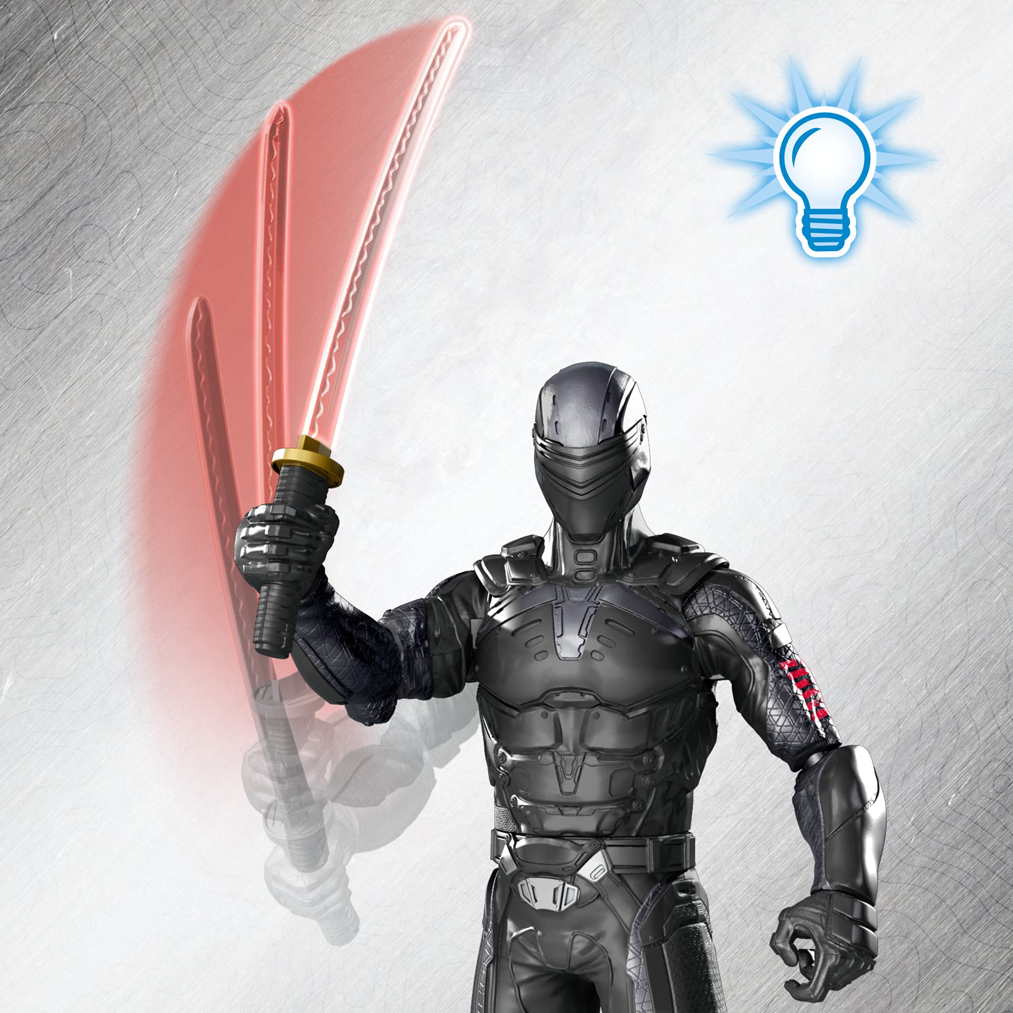G.I. Joe Snake Eyes supports collecting with other figures for team-based play.