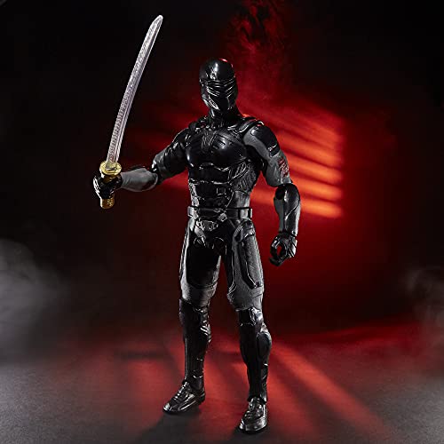 G.I. Joe Snake Eyes stands ready for display and shelves