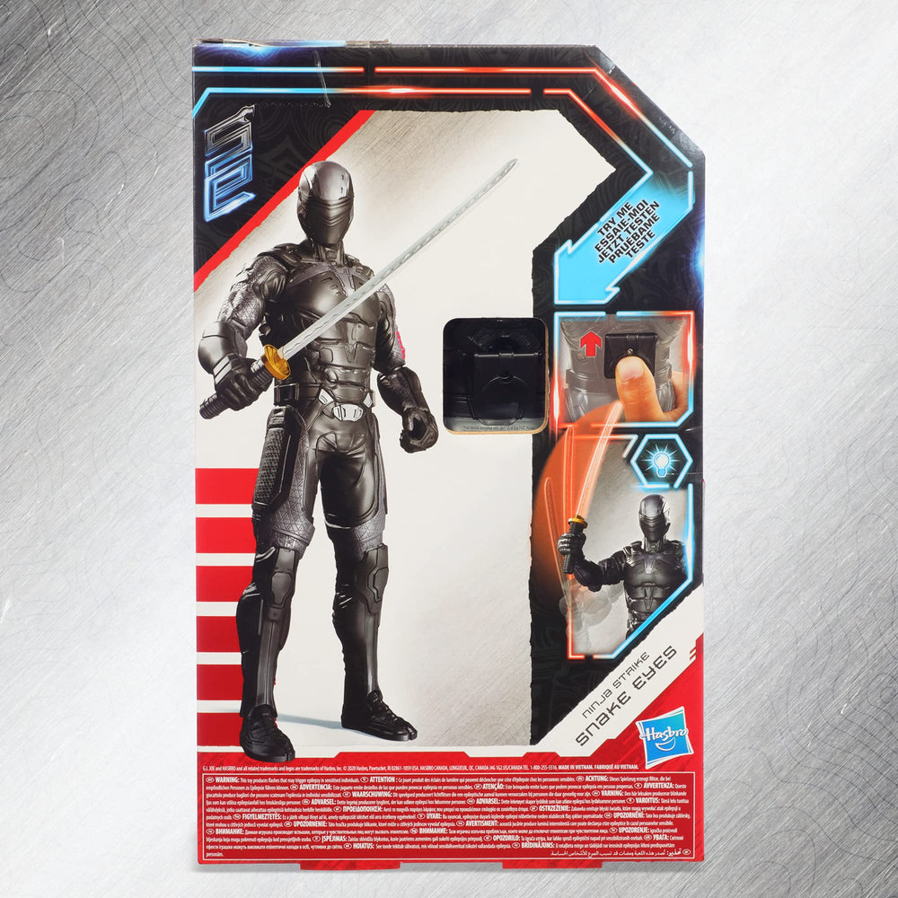 G.I. Joe Snake Eyes movie-inspired design appeals to collectors and fans.