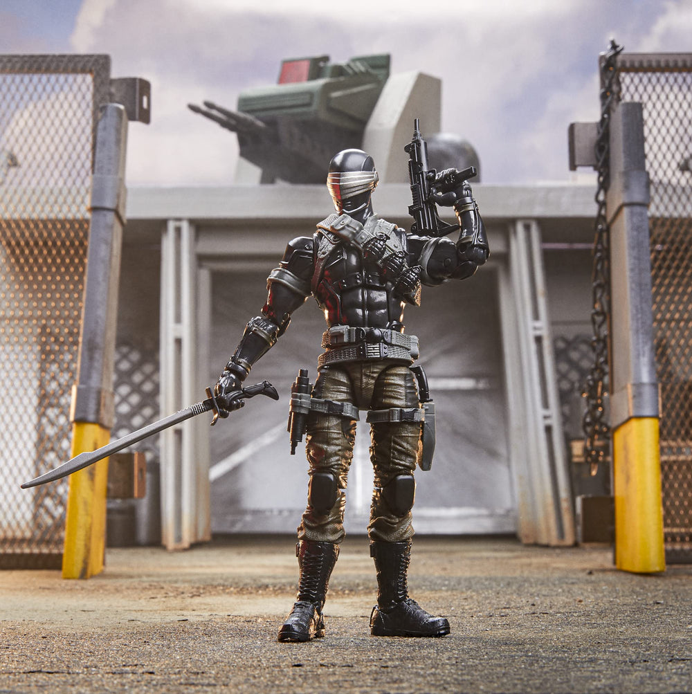G.I. Joe Snake Eyes Timber articulation detail enables dynamic poses.