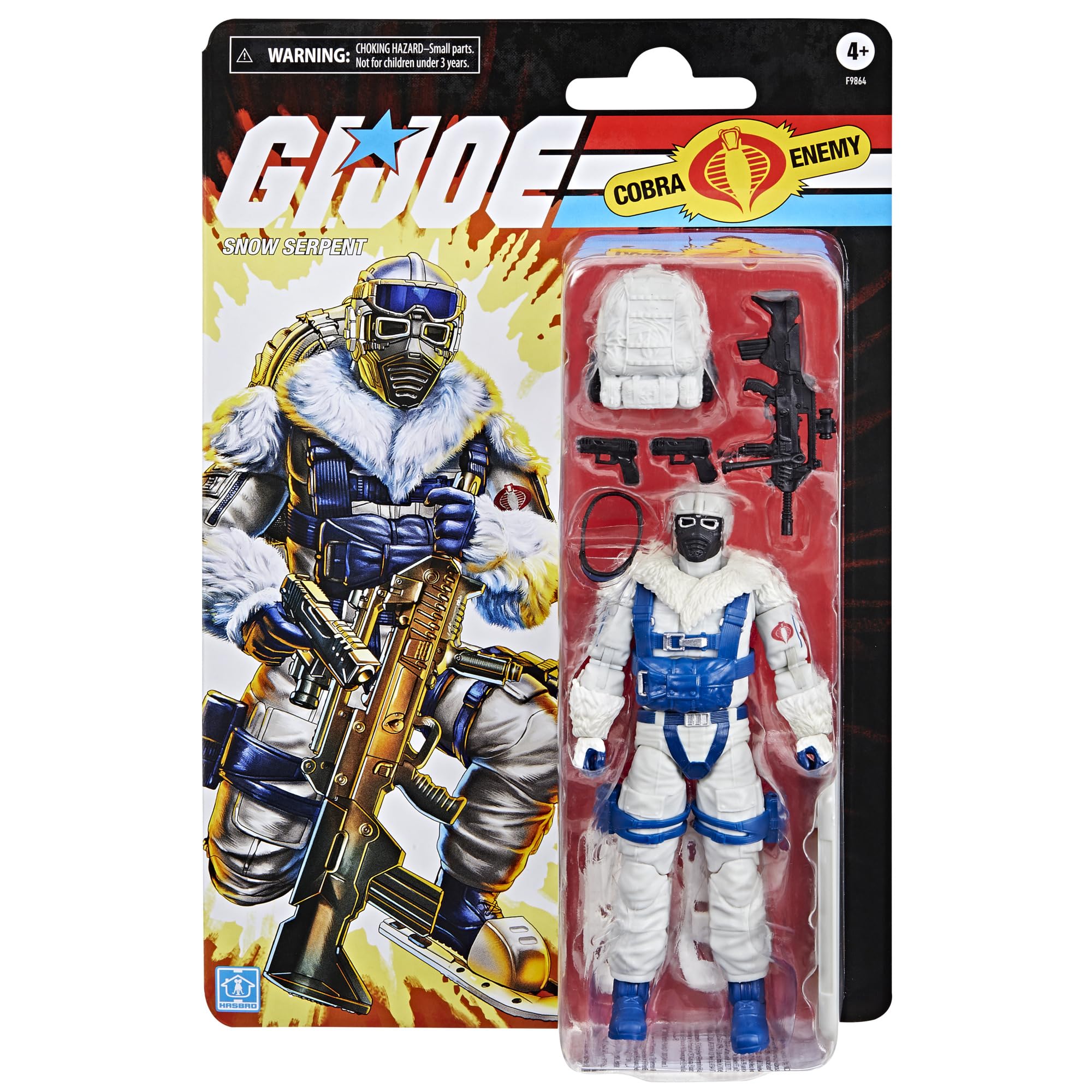 Snow Serpent accessories pack showing gear for imaginative play