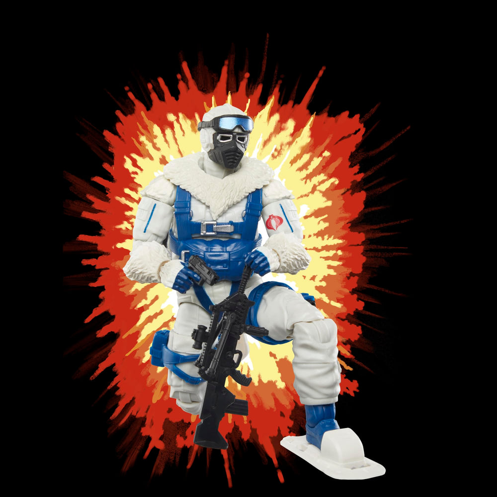 Snow Serpent assault rifle captured for dynamic posing and action shots