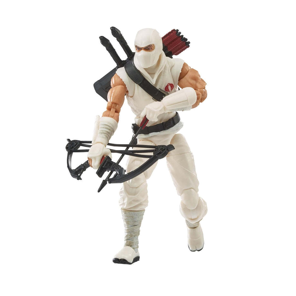G.I. Joe Storm Shadow figure in a dynamic pose for display and play.
