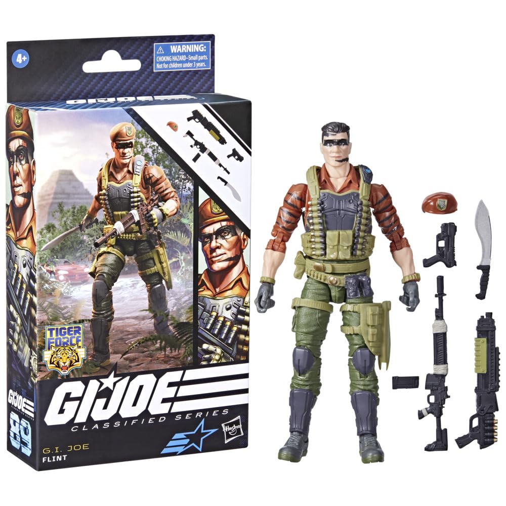 GI Joe Tiger Force Flint figure ready for action and display
