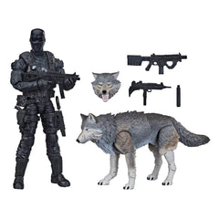G.I. Joe Timber wolf companion included with the Snake Eyes figure.