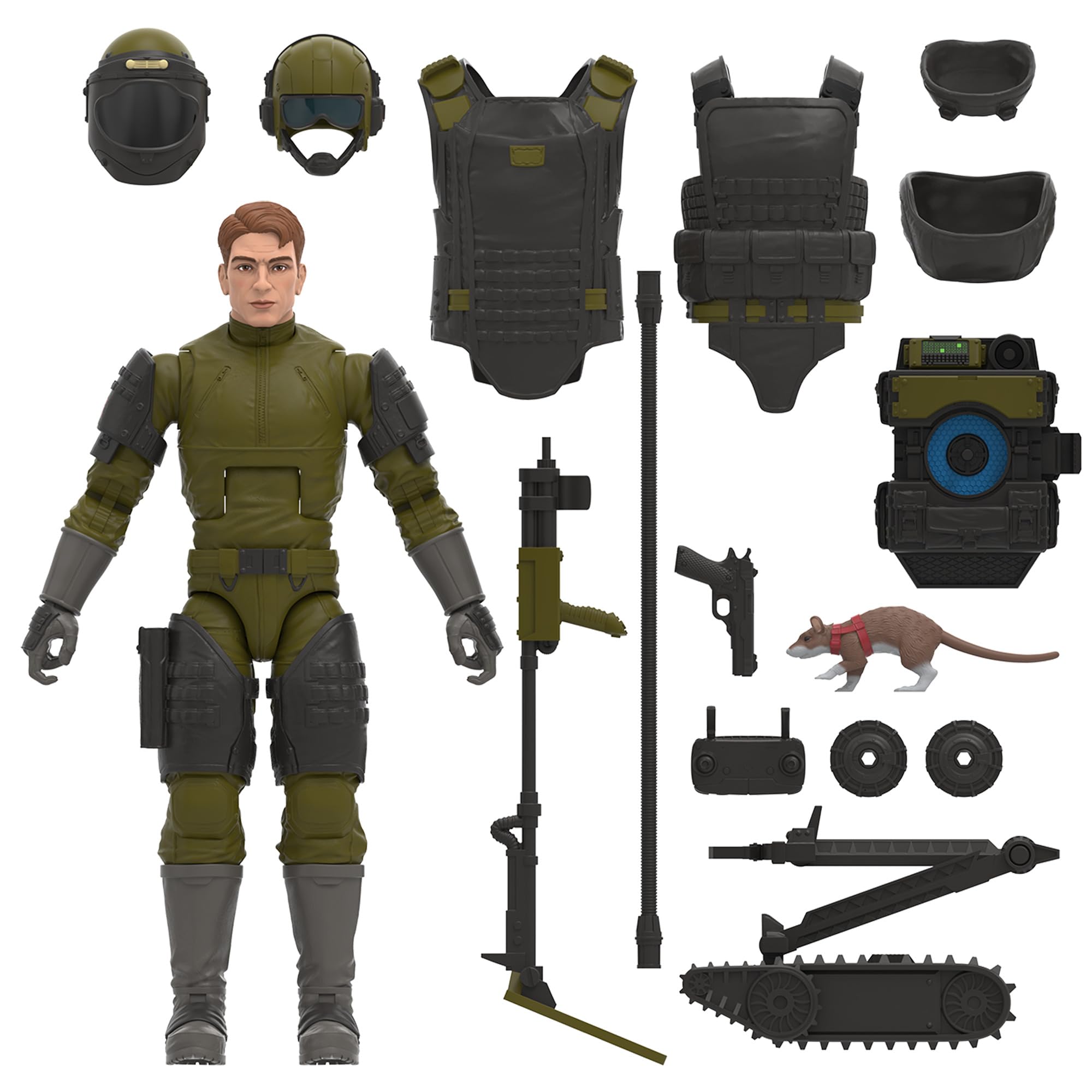 G.I. Joe Tripwire figure in pack with articulation for dynamic posing.