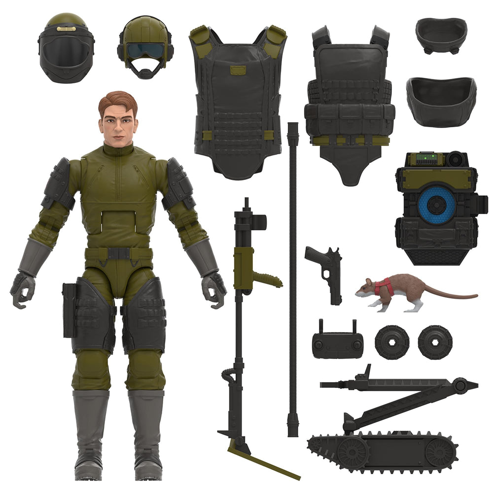 G.I. Joe Tripwire figure in pack with articulation for dynamic posing.