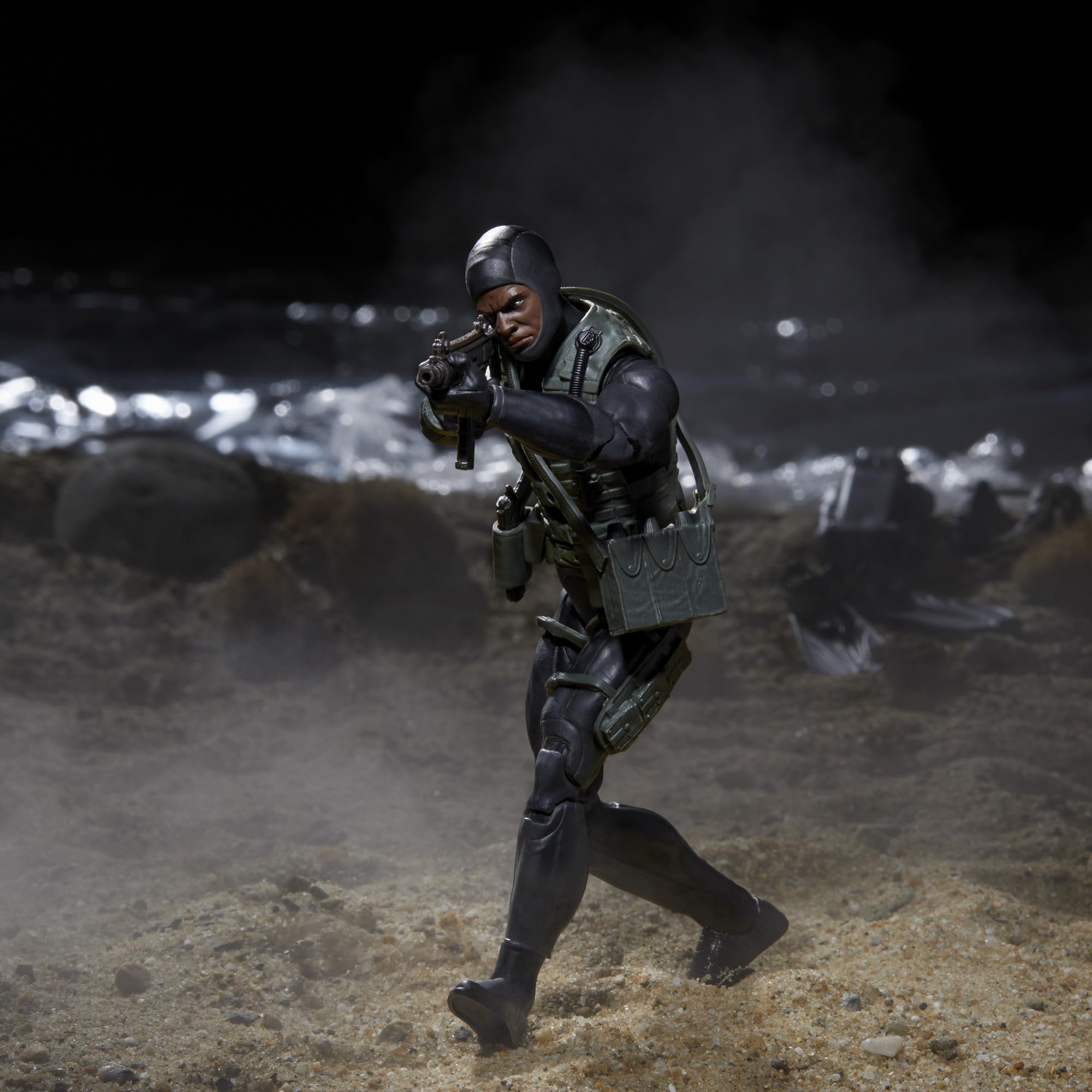 G.I. Joe windowed packaging showcases artwork and collectible figure.