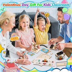 GIAKAN Kids party favors with safe wooden components and colorful designs.